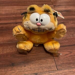 Vintage Garfield The Cat Stuck On You Window Cling Hang On Plush 7" 1978 1981